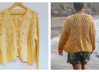 Honeyloop Cardigan Free Knitting Pattern
