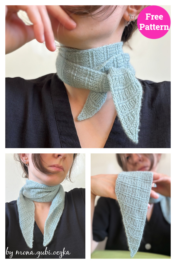 Luksusik Scarf Free Knitting Pattern