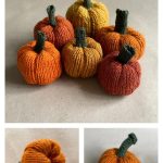 Mini Pumpkins Free Knitting Pattern