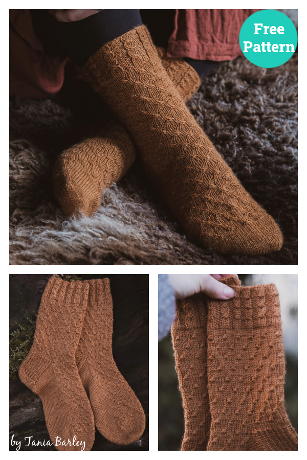 Nutmeg Socks Free Knitting Pattern