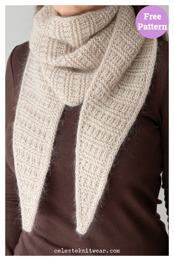 Pure Silver Scarf Free Knitting Pattern