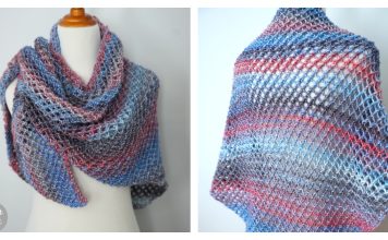 Quiet Harbor Shawl Free Knitting Pattern and Video Tutorial