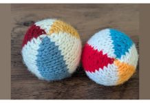 Short Row Beach Ball Free Knitting Pattern