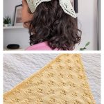 Sun Bandana Free Knitting Pattern