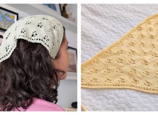 Sun Bandana Free Knitting Pattern