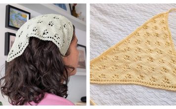 Sun Bandana Free Knitting Pattern