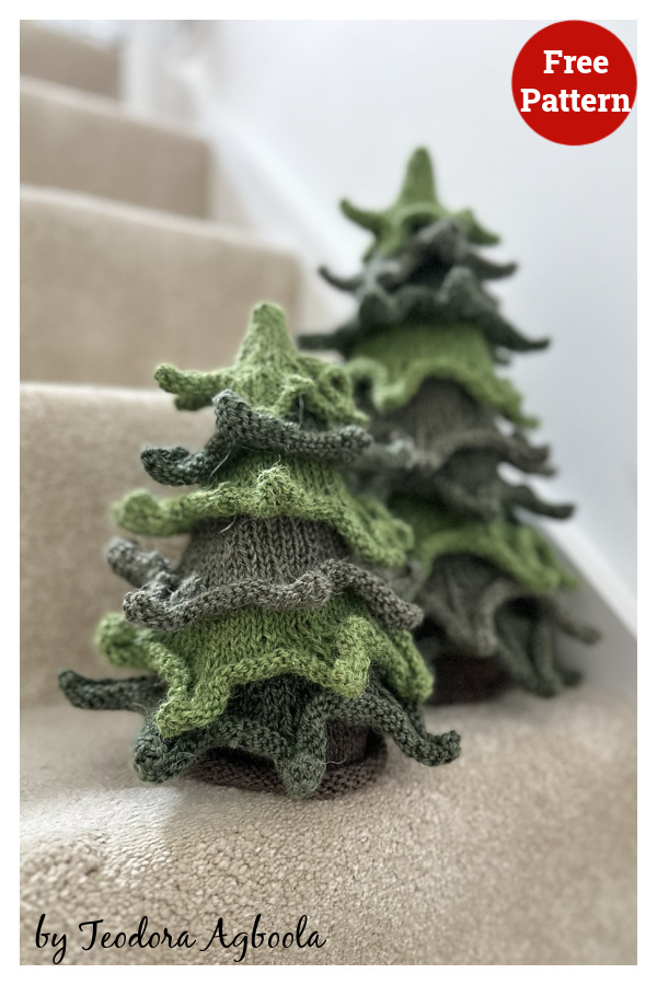 The Christmas Pine Free Knitting Pattern