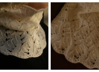 Vent d'est Vent d'ouest Lace Cowl Free Knitting Pattern
