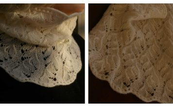 Vent d’est Vent d’ouest Lace Cowl Free Knitting Pattern Vent d'est Vent d'ouest Lace Cowl Free Knitting Pattern