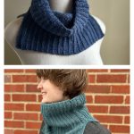 Winter Split Cowl Free Knitting Pattern
