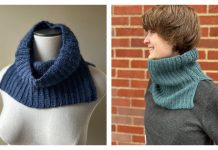 Winter Split Cowl Free Knitting Pattern Winter Split Cowl Free Knitting Pattern