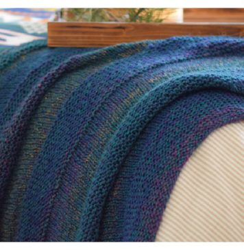 Alpine Tweed Boucle Blanket Free Knitting Pattern Alpine Tweed Boucle Blanket Free Knitting Pattern