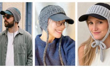 Baseball Cap Earwarmer Knitting Patterns