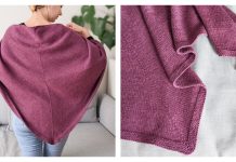 Burgundy Shawl Free Knitting Pattern Burgundy Shawl Free Knitting Pattern