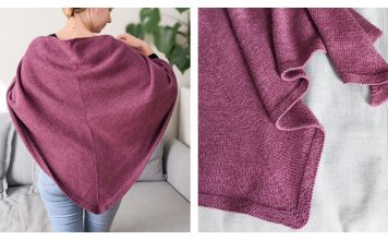 Burgundy Shawl Free Knitting Pattern Burgundy Shawl Free Knitting Pattern