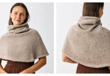 Cozy Halo Capelet Free Knitting Pattern
