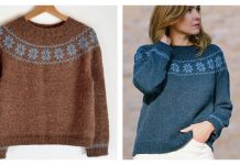 Crystalline Cozy Sweater Free Knitting Pattern