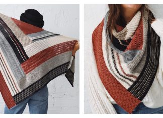 Curator Wrap Free Knitting Pattern