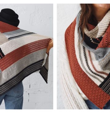 Curator Wrap Free Knitting Pattern