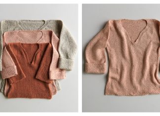 Easy Pullover for Kids Free Knitting Pattern