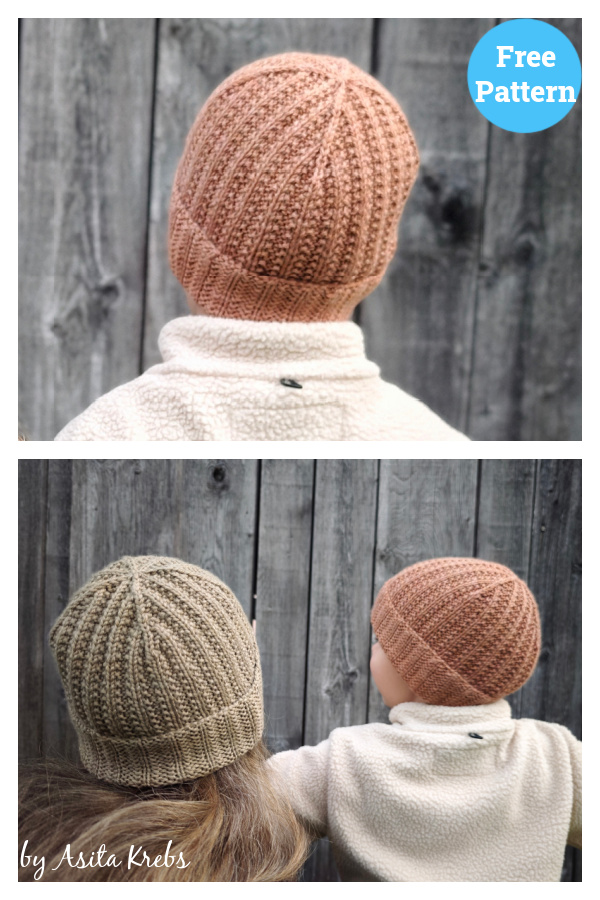Elin Hat Free Knitting Pattern