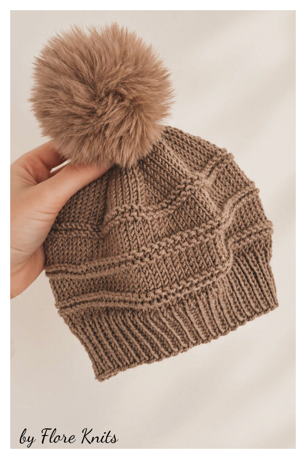 Florence's Winter Hat Knitting Pattern