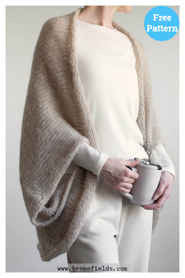Halo Shrug Free Knitting Pattern