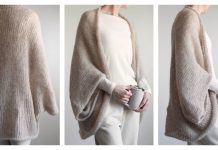 Halo Shrug Free Knitting Pattern