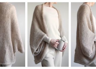 Halo Shrug Free Knitting Pattern