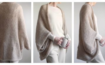 Halo Shrug Free Knitting Pattern