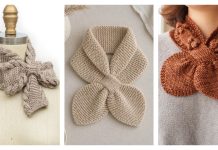 8 Keyhole Bow Scarf Knitting Patterns Keyhole Bow Scarf Knitting Patterns