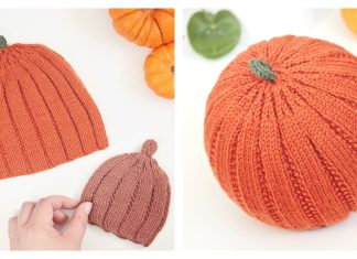 Little Pumpkin Hat Free Knitting Pattern