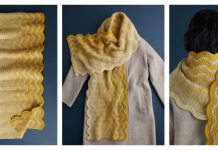 Meander Wrap Free Knitting Pattern Meander Wrap Free Knitting Pattern