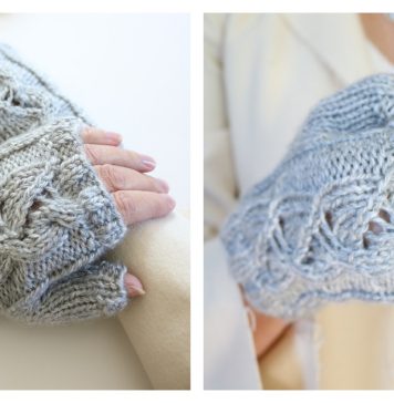 Poetcore Fingerless Gloves Free Knitting Pattern