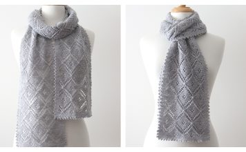 Posy Scarf Free Knitting Pattern