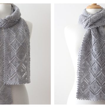 Posy Scarf Free Knitting Pattern Posy Scarf Free Knitting Pattern