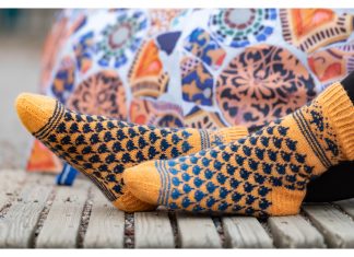 Rain Rain Go Away Socks Free Knitting Pattern