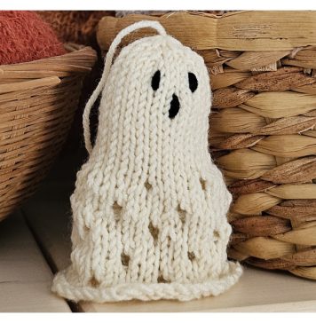 Spooky Ghost Free Knitting Pattern