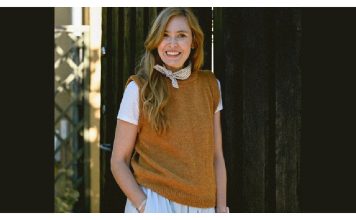 Tenna Rustic Vest Free Knitting Pattern