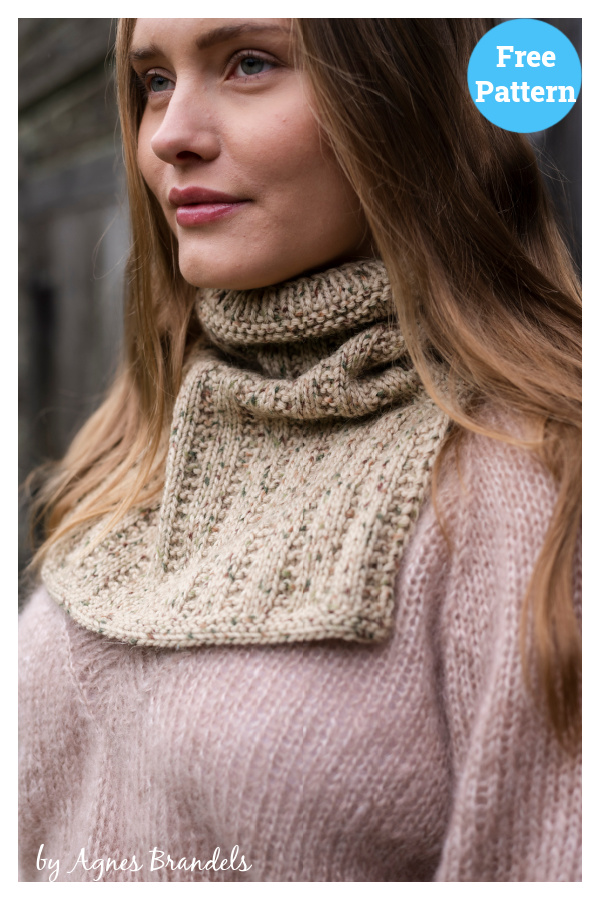 Timmer Collar Free Knitting Pattern
