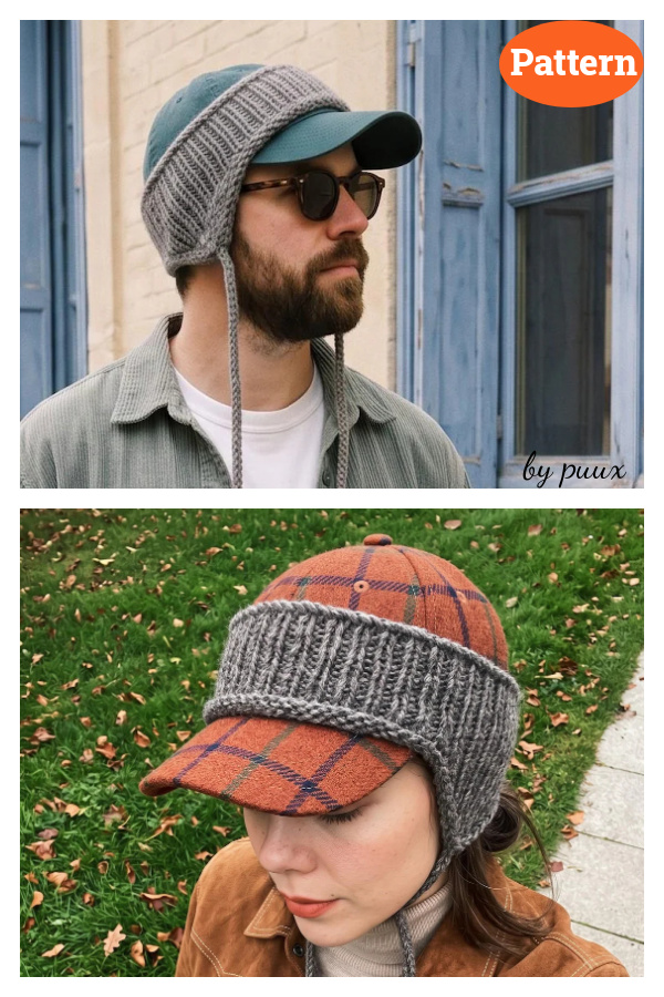 Unisex Earflap Headband Knitting Pattern