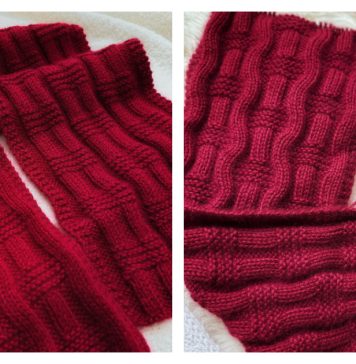 Wandering Waves Scarf Knitting Pattern