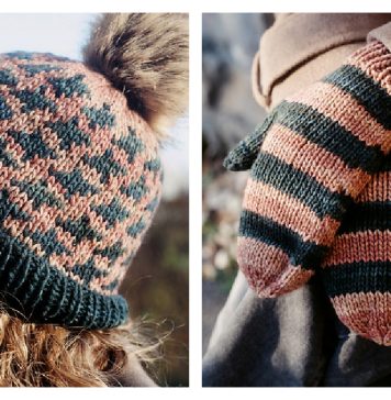 Yak a Tricoter Hat and Mittens Free Knitting Pattern Yak a Tricoter Hat and Mittens Free Knitting Pattern